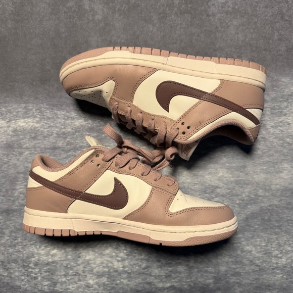 Nike Dunk Low SE Womens Sail Plum Eclipse Shoes Size 7 DM9465 101 - Picture 5 of 8